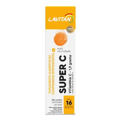 Lavitan Vitamina C 1,9g 16 Comprimidos